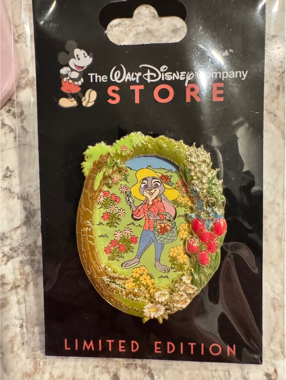 DEC The Walt Disney Company Zootopia Judy Hopps Spring Vibes Flowers LE 300 Pin